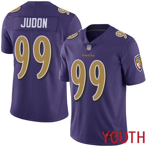 Baltimore Ravens Limited Purple Youth Matt Judon Jersey NFL Football #99 Rush Vapor Untouchable
